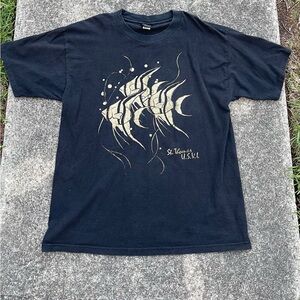 Vintage single stitch Tee| Black ST Thomas U.S..V.I